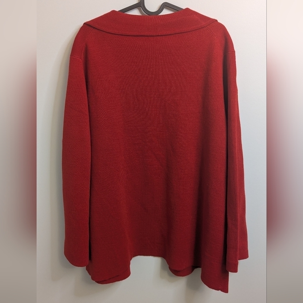 Ricki's Red Sweater Knit Blazer - size L - Picture 6 of 8